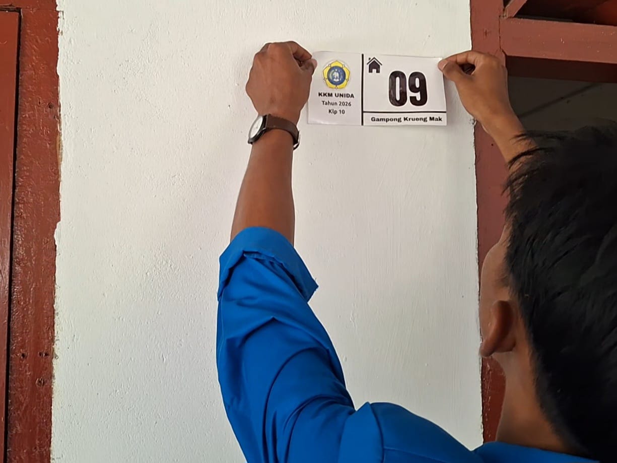 Pemasangan Nomor Rumah